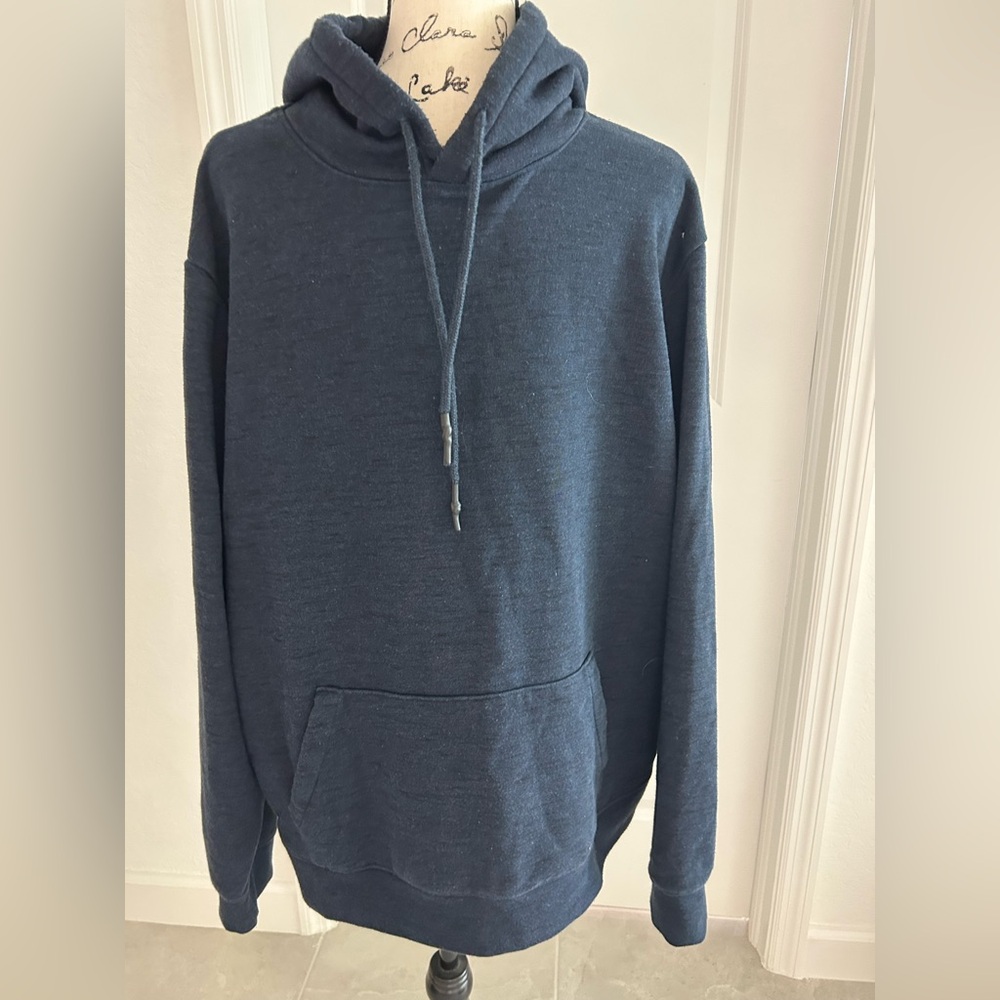 Classic Navy Blue Men's Hoodie